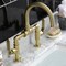 Kingston Brass Whitaker Industrial Style Bridge Bathroom Faucet W/ Pop-Up Drain, Brass KS2177KL - alternate 2